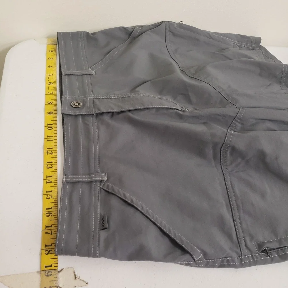 Kuhl Mens‎ Renegade 8.5 In Inseam Shorts Size 36 Dark Gray Nylon Blend Hiking